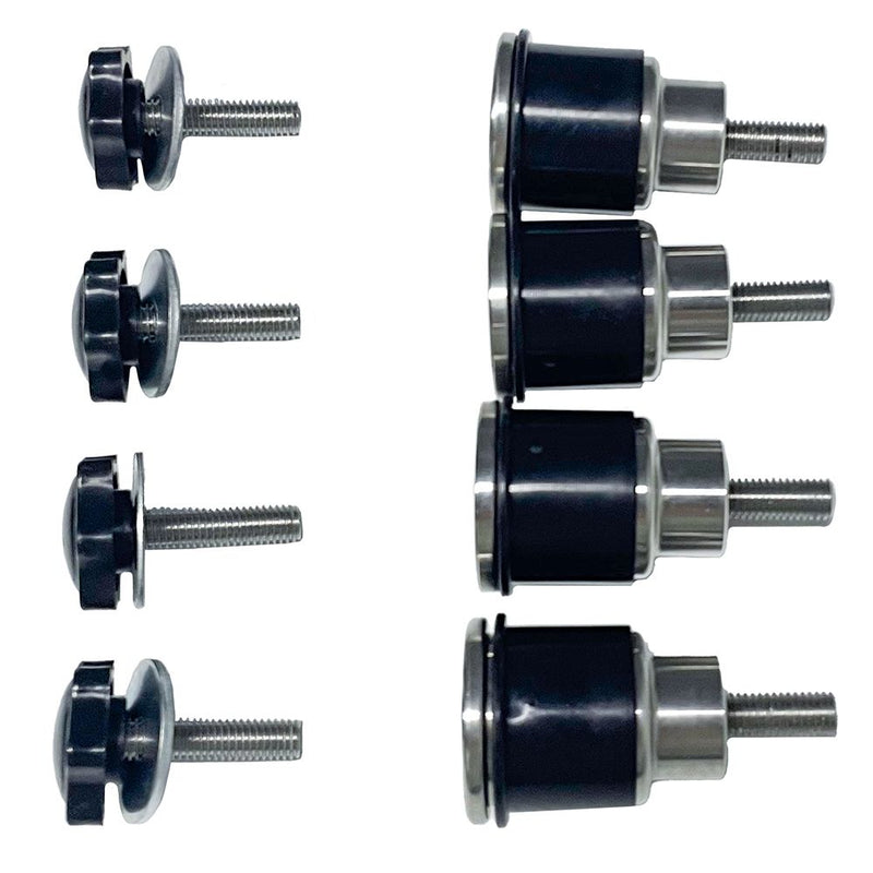 Advanblack Black Detachable Two Up Rear Tour Trunk Pack Mounting Rack For '09Up Harley Touring