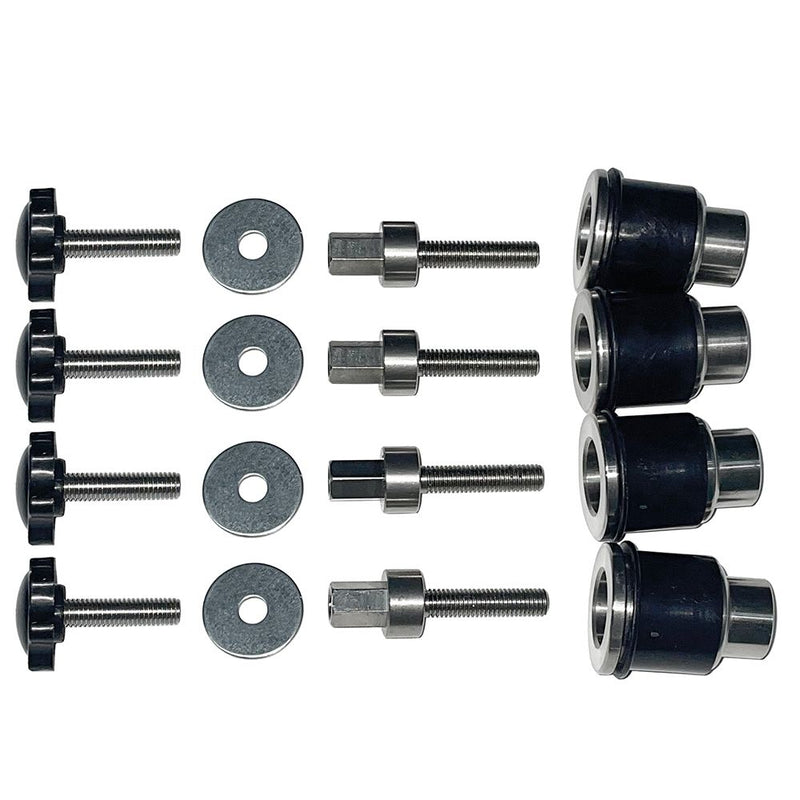 Advanblack Black Detachable Two Up Rear Tour Trunk Pack Mounting Rack For '09Up Harley Touring