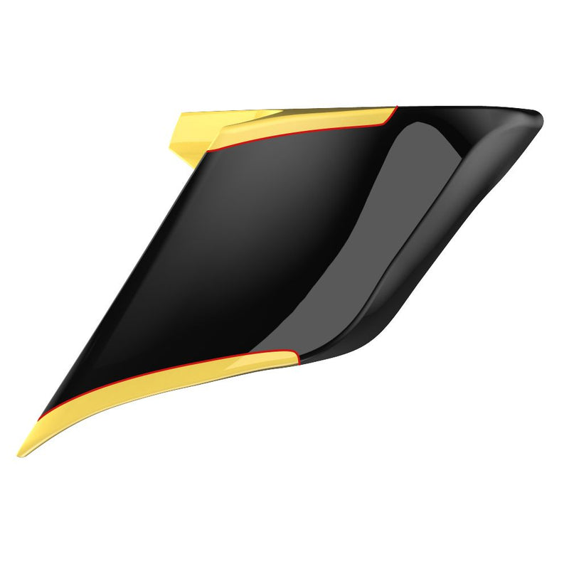 Advanblack Custom Two Tone ABS Stretched Side Cover Panel for 2014-2023 Harley Davidson Touring