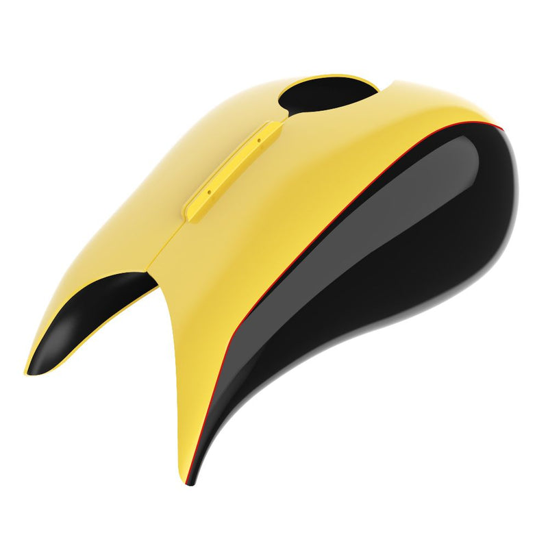 Advanblack Custom Two Tone Stretched Tank Cover for Harley '09-'23 Street Glide & Road Glide & Road King