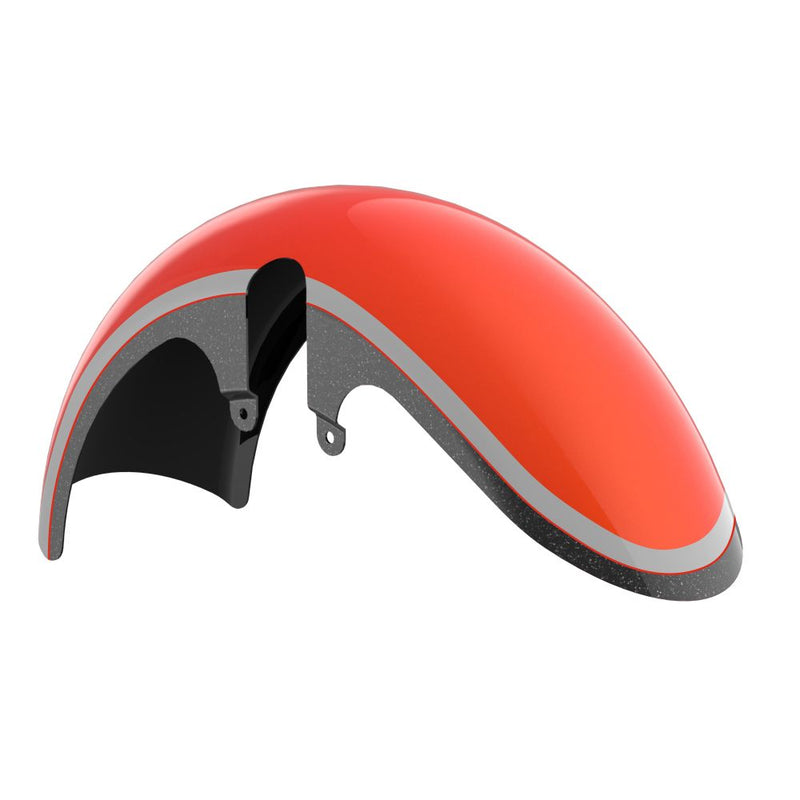 Advanblack Color-Matched 18" Wide Fat Tire Front Fender for '23.5-Up Harley Touring