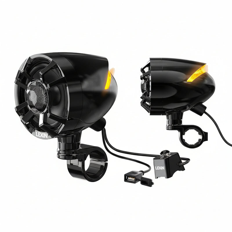 LEXIN S35 3.5” Handlebar Mount Bluetooth Speakers
