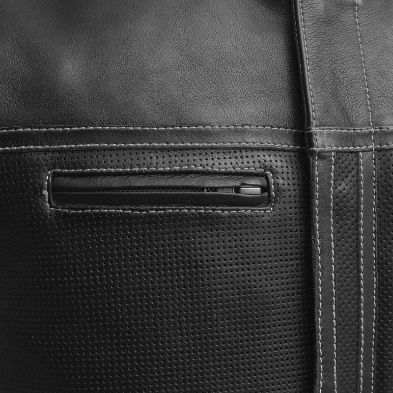 Lowrider Perforated Men's Leather Vest