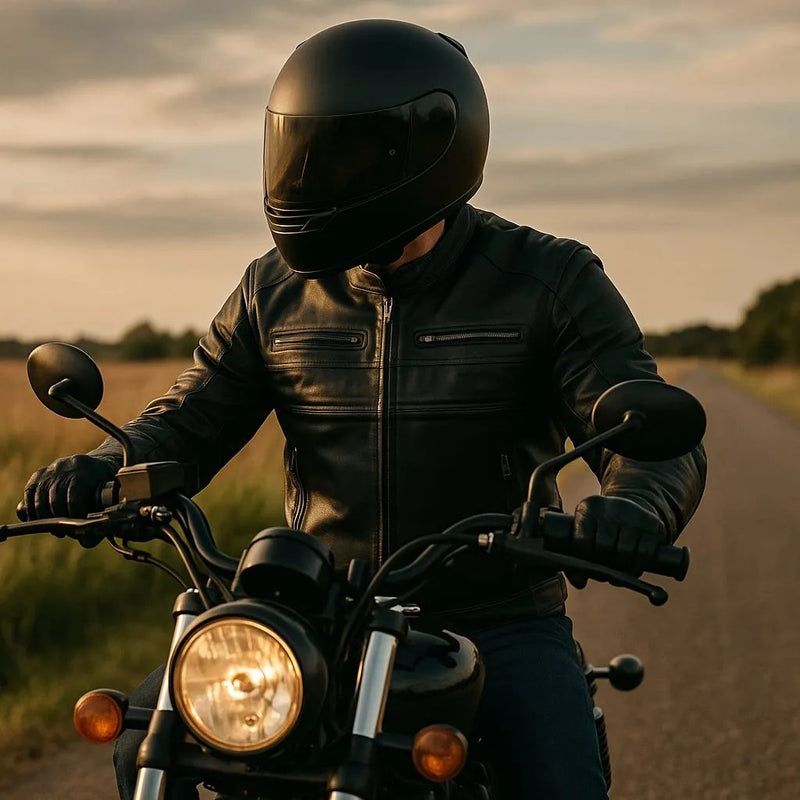 Ultra Rizzy Man Grizzly - Mens Ultra Leather Jacket — Lifestyle Cycles