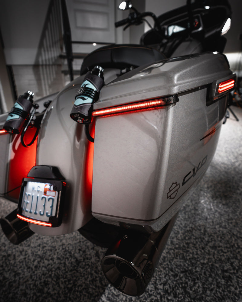 CUSTOM DYNAMICS Radius License Plate Mount Assembly for CVO - Black