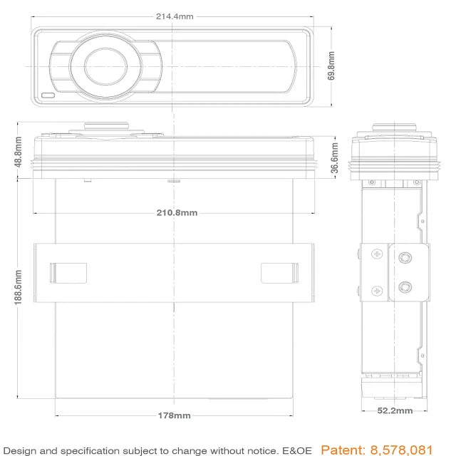 AQUATIC AV MP5 Stereo for Harley (1998-2013)