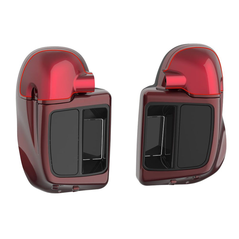 Advanblack Custom Two Tone Rushmore Lower Vented Fairings for 2014-2023 Harley Touring