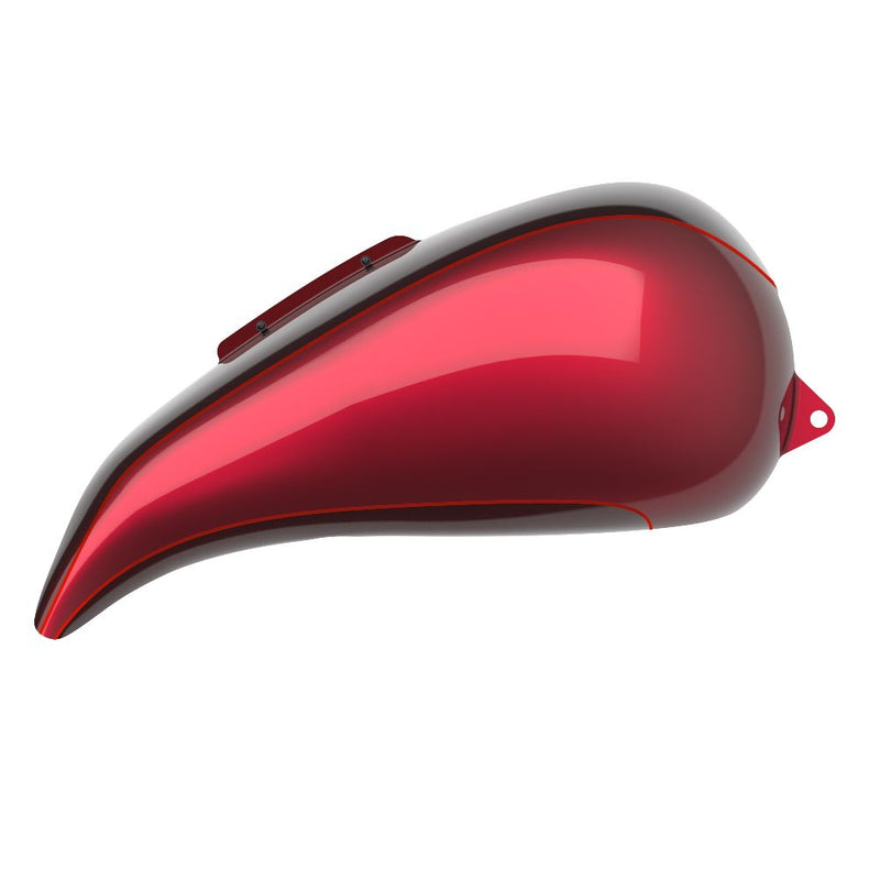 Advanblack Custom Two Tone Stretched Tank Cover for Harley '09-'23 Street Glide & Road Glide & Road King