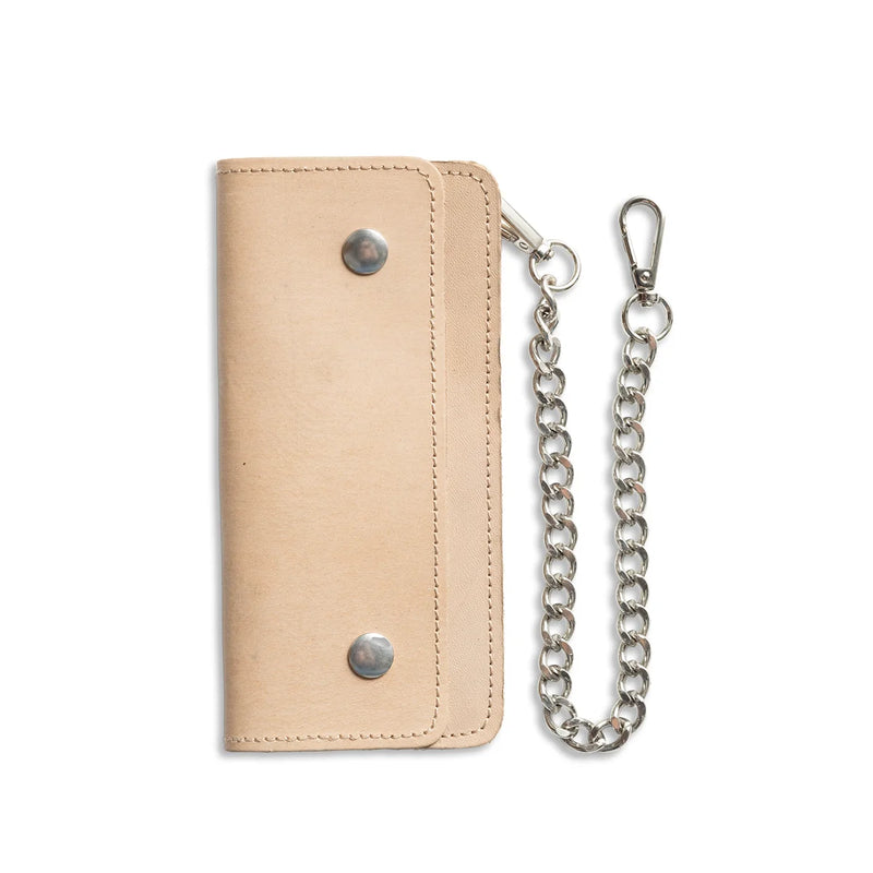 LARGE TRUCKER - Vegetable Tanned Leather Wallet