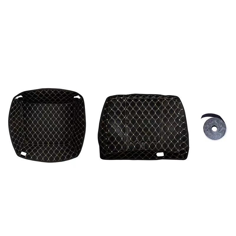 Advanblack Custom Stitching Liner for Harley OEM Rushmore Style King Size Rear Tour Trunk Pack