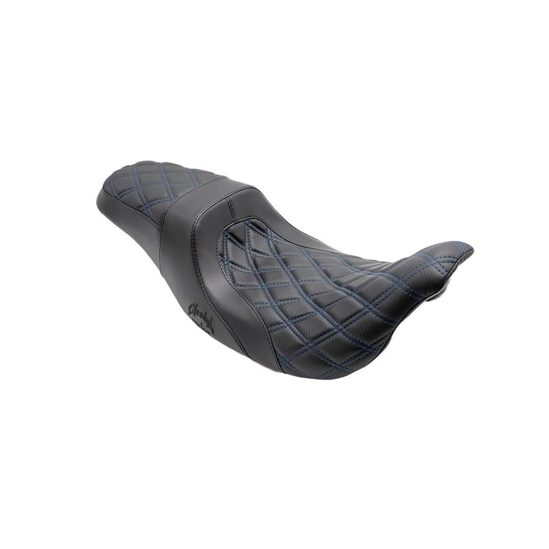 LIFESTYLE CYCLES - Performer Seat Touring - Carbon - Blue Stitch - Touring '08-'23