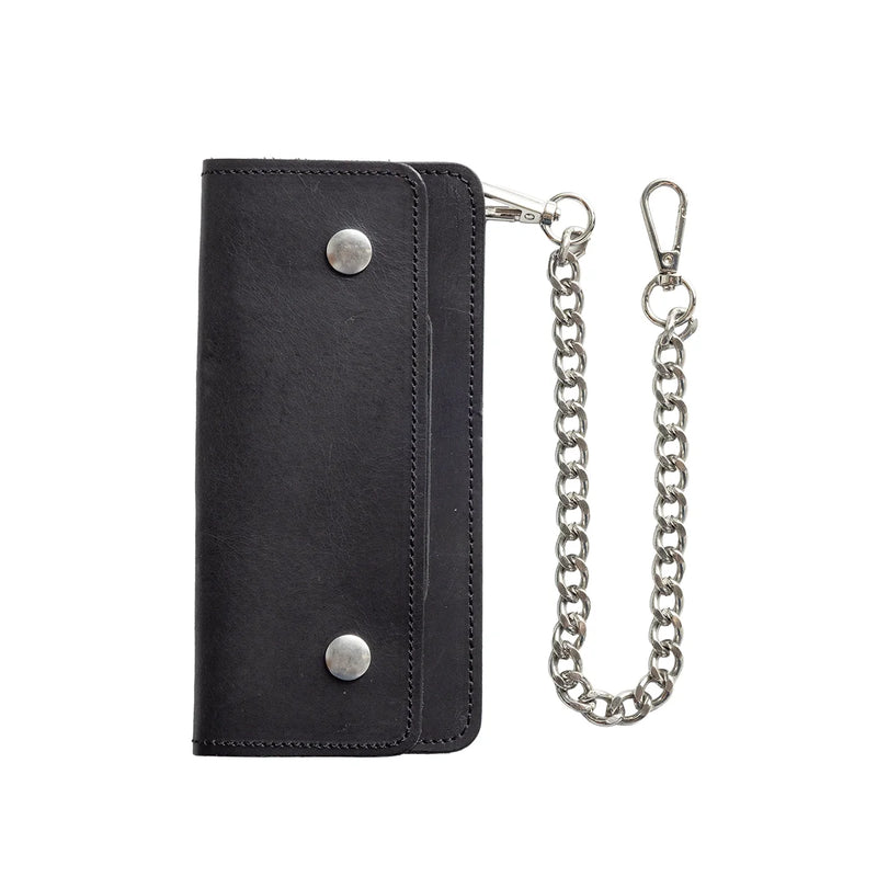 LARGE TRUCKER - Vegetable Tanned Leather Wallet