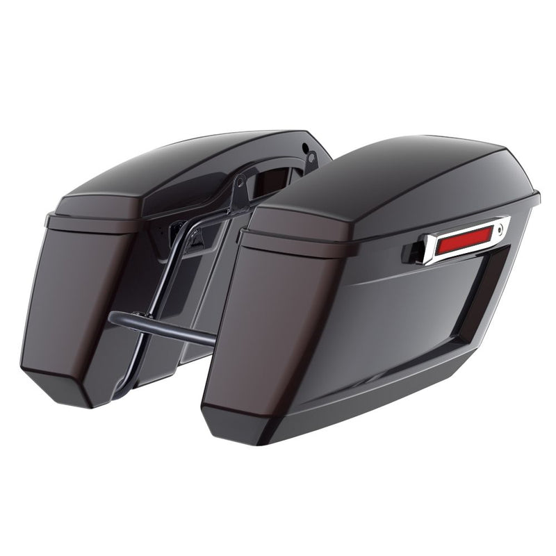 Advanblack Color Matched Holeshot 1.0 Performance Saddlebag Kit For M8 Low Rider S/ ST, Street Bob, Sport Glide,Softail Standard, Heritage Classic