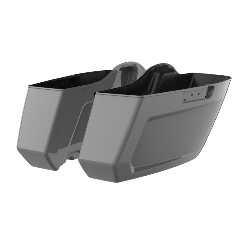 Advanblack Color Matched Holeshot 2.0 Chopped Saddlebags Bottoms for '23.5-Up Harley Touring