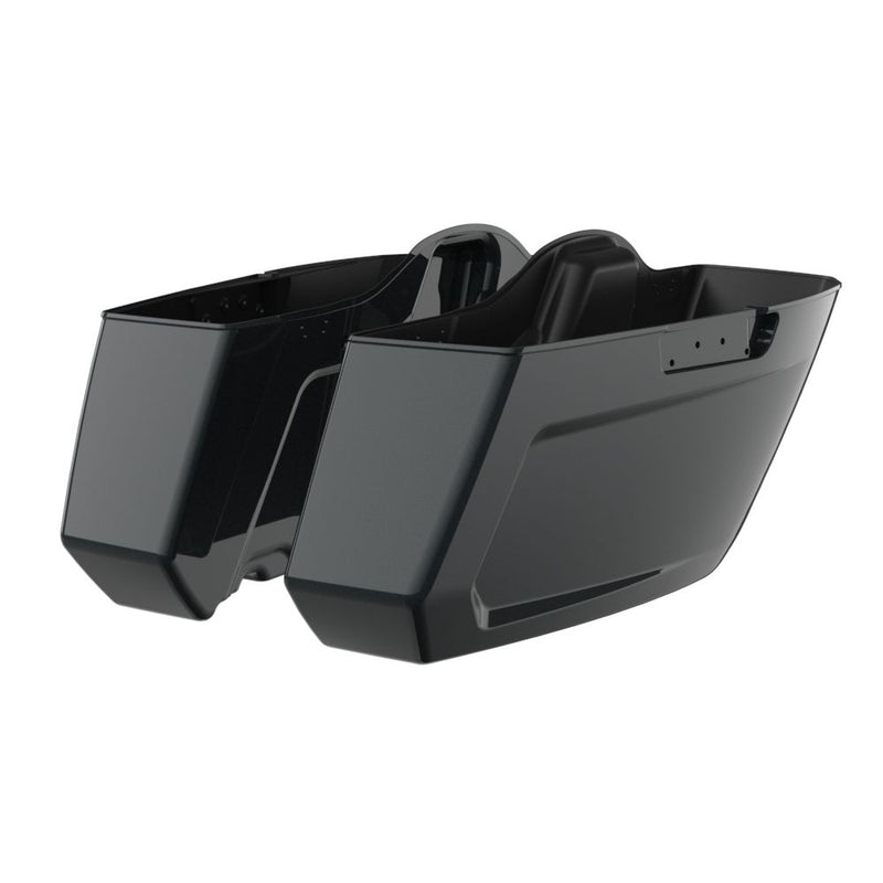 Advanblack Color Matched Holeshot 2.0 Chopped Saddlebags Bottoms for '23.5-Up Harley Touring