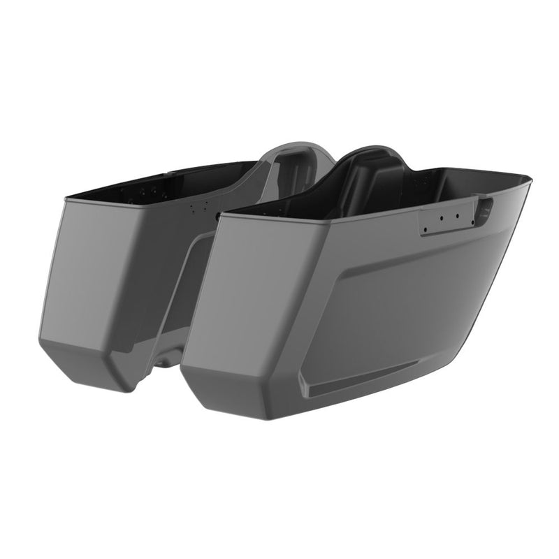 Advanblack Color Matched Holeshot 2.0 Chopped Saddlebags Bottoms for '23.5-Up Harley Touring