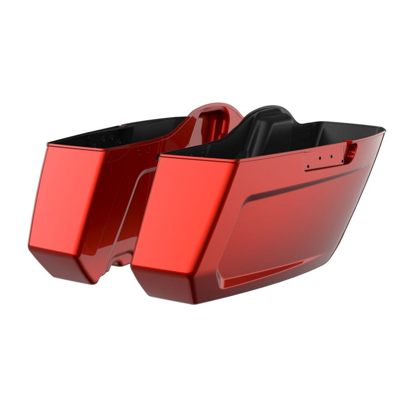 Advanblack Color Matched Holeshot 2.0 Chopped Saddlebags Bottoms for '23.5-Up Harley Touring