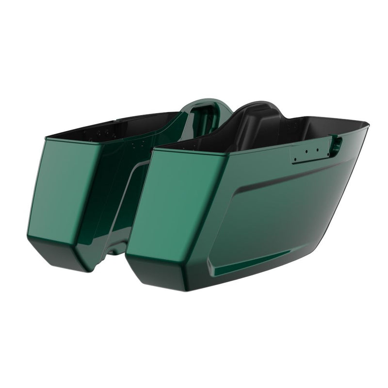 Advanblack Color Matched Holeshot 2.0 Chopped Saddlebags Bottoms for '23.5-Up Harley Touring