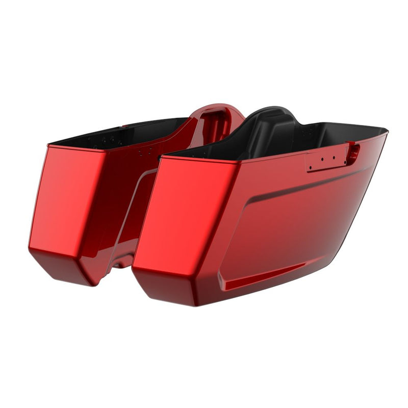 Advanblack Color Matched Holeshot 2.0 Chopped Saddlebags Bottoms for '23.5-Up Harley Touring