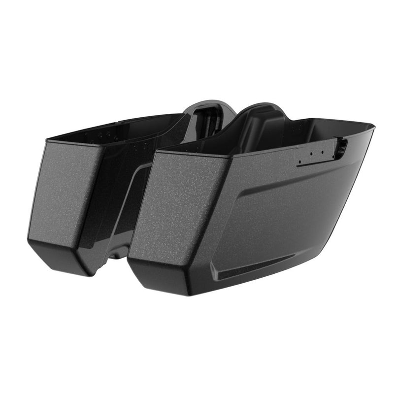 Advanblack Color Matched Holeshot 2.0 Chopped Saddlebags Bottoms for '23.5-Up Harley Touring
