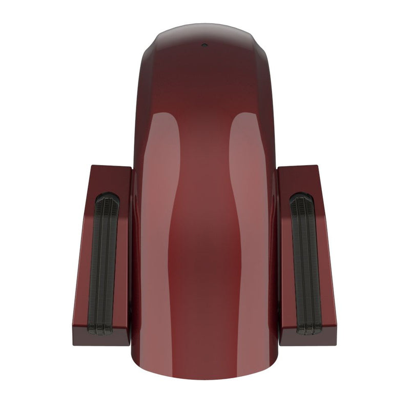 Advanblack Color Matched Holeshot 1.0 Chopped Rear Fender  for '09-'23 Harley Touring