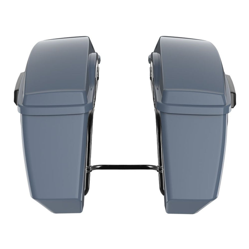 Advanblack Color Matched Holeshot 1.0 Performance Saddlebag Kit For M8 Low Rider S/ ST, Street Bob, Sport Glide,Softail Standard, Heritage Classic
