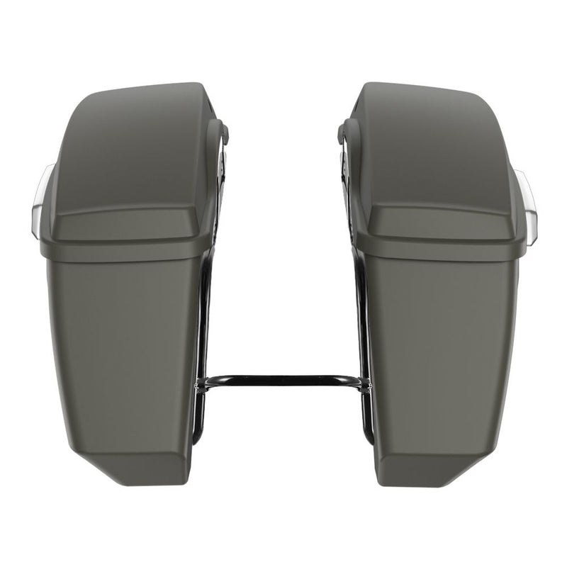 Advanblack Color Matched Holeshot 1.0 Performance Saddlebag Kit For M8 Low Rider S/ ST, Street Bob, Sport Glide,Softail Standard, Heritage Classic
