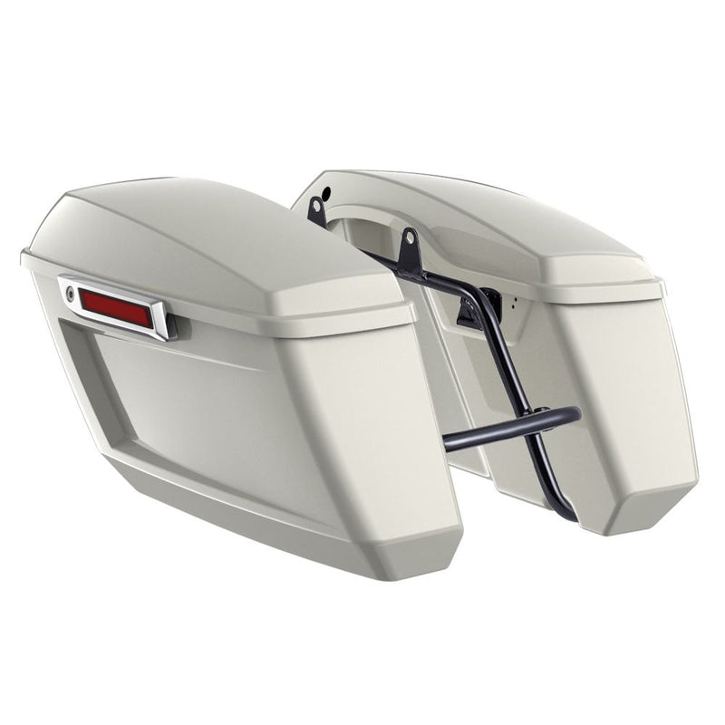 Advanblack Color Matched Holeshot 1.0 Performance Saddlebag Kit For M8 Low Rider S/ ST, Street Bob, Sport Glide,Softail Standard, Heritage Classic