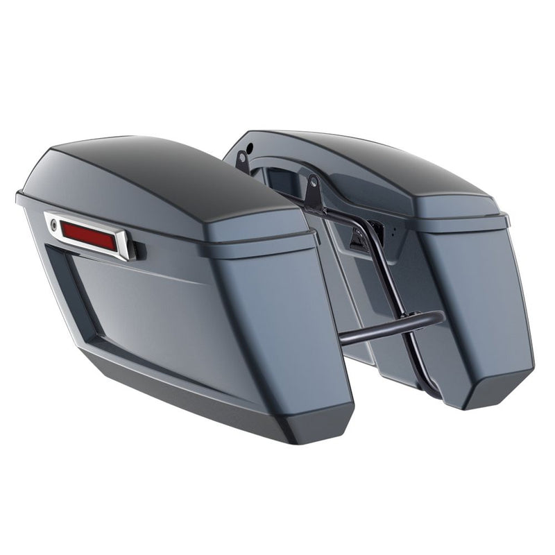 Advanblack Color Matched Holeshot 1.0 Performance Saddlebag Kit For M8 Low Rider S/ ST, Street Bob, Sport Glide,Softail Standard, Heritage Classic