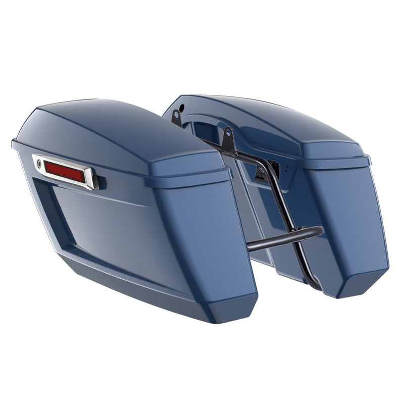 Advanblack Color Matched Holeshot 1.0 Performance Saddlebag Kit For M8 Low Rider S/ ST, Street Bob, Sport Glide,Softail Standard, Heritage Classic