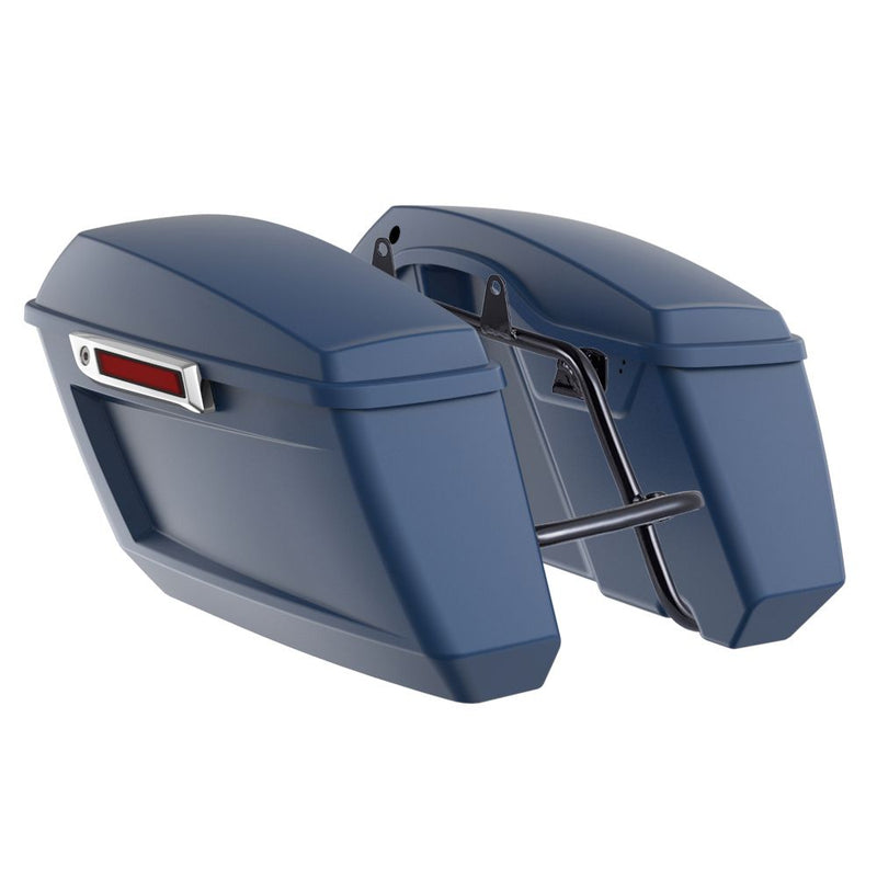 Advanblack Color Matched Holeshot 1.0 Performance Saddlebag Kit For M8 Low Rider S/ ST, Street Bob, Sport Glide,Softail Standard, Heritage Classic