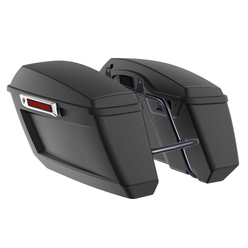 Advanblack Color Matched Holeshot 1.0 Performance Saddlebag Kit For M8 Low Rider S/ ST, Street Bob, Sport Glide,Softail Standard, Heritage Classic