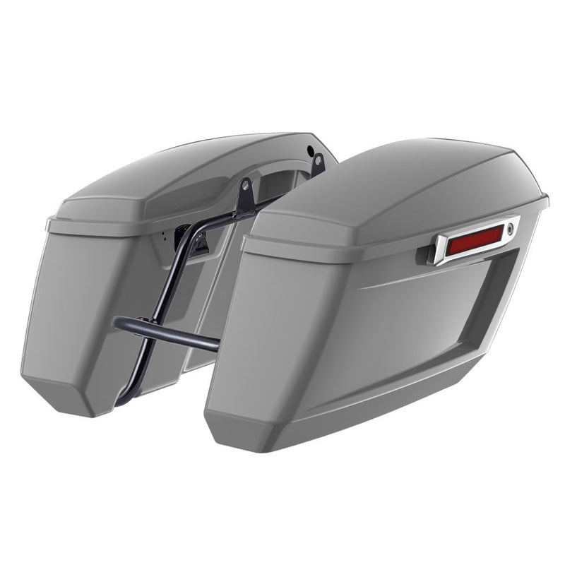 Advanblack Color Matched Holeshot 1.0 Performance Saddlebag Kit For M8 Low Rider S/ ST, Street Bob, Sport Glide,Softail Standard, Heritage Classic