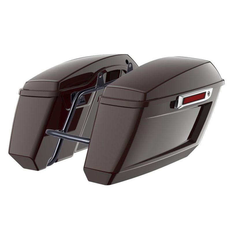 Advanblack Color Matched Holeshot 1.0 Performance Saddlebag Kit For M8 Low Rider S/ ST, Street Bob, Sport Glide,Softail Standard, Heritage Classic