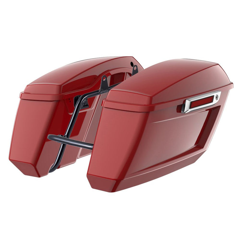 Advanblack Color Matched Holeshot 1.0 Performance Saddlebag Kit For M8 Low Rider S/ ST, Street Bob, Sport Glide,Softail Standard, Heritage Classic