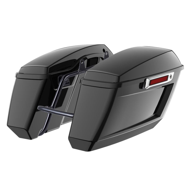 Advanblack Color Matched Holeshot 1.0 Performance Saddlebag Kit For M8 Low Rider S/ ST, Street Bob, Sport Glide,Softail Standard, Heritage Classic