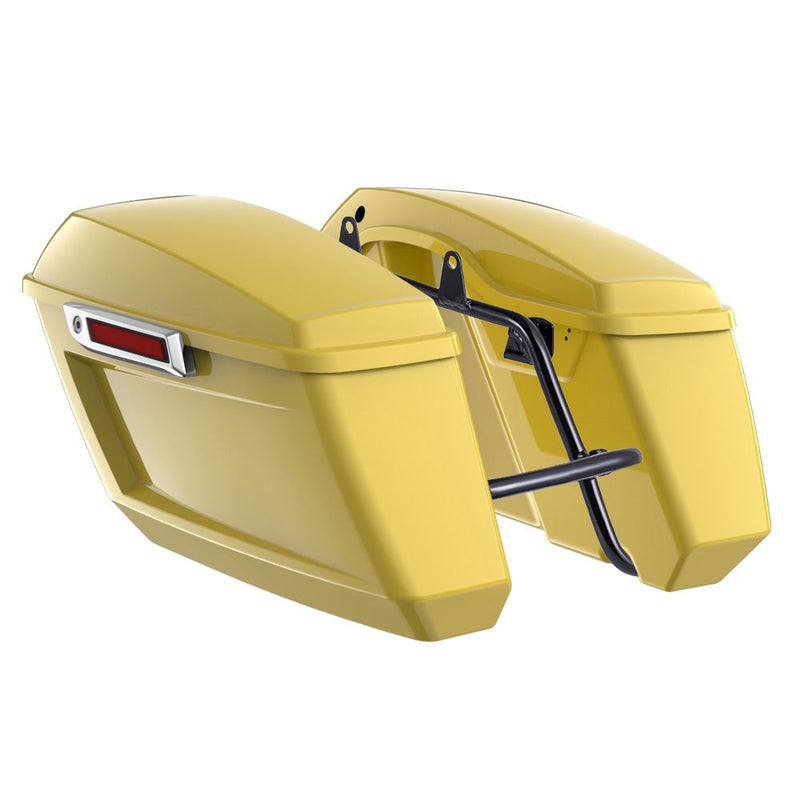 Advanblack Color Matched Holeshot 1.0 Performance Saddlebag Kit For M8 Low Rider S/ ST, Street Bob, Sport Glide,Softail Standard, Heritage Classic