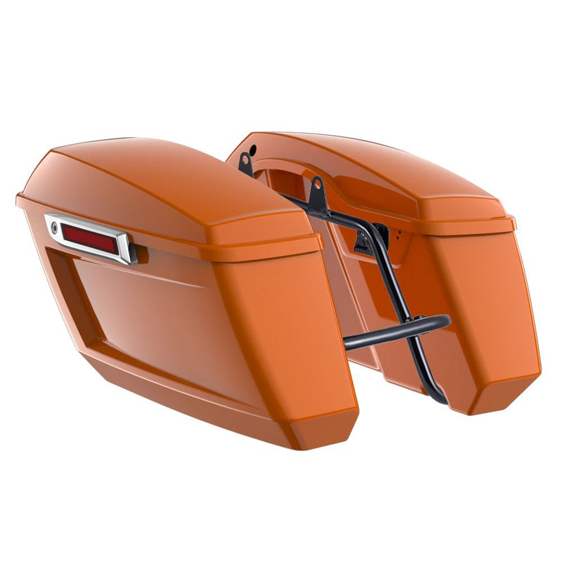 Advanblack Color Matched Holeshot 1.0 Performance Saddlebag Kit For M8 Low Rider S/ ST, Street Bob, Sport Glide,Softail Standard, Heritage Classic