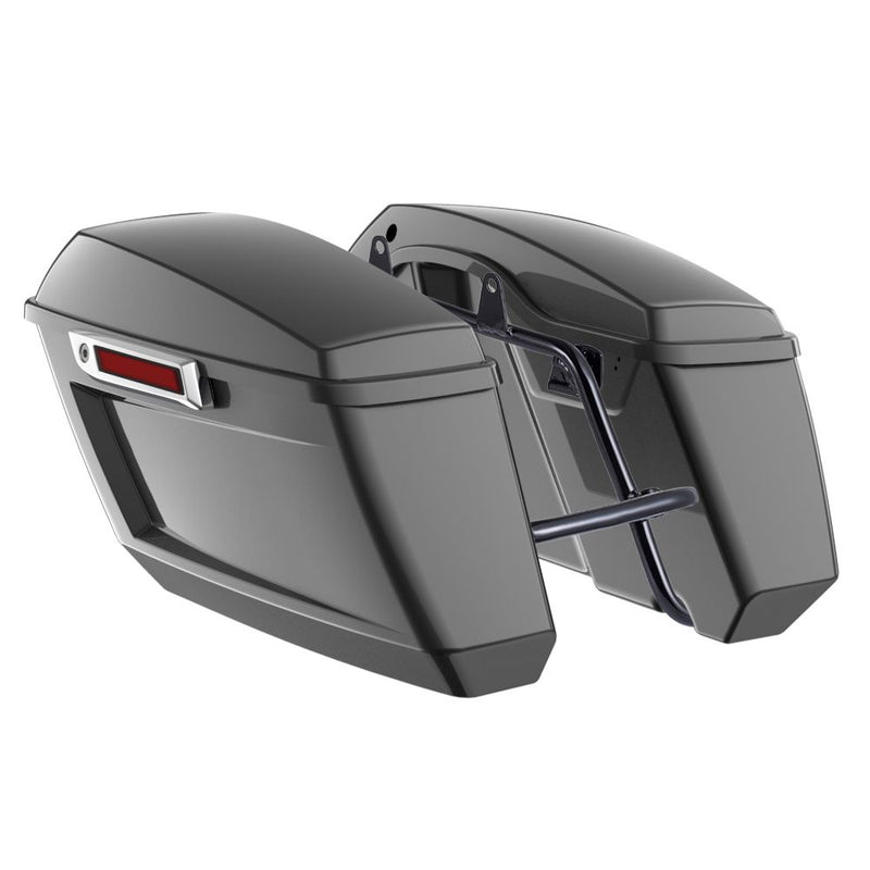 Advanblack Color Matched Holeshot 1.0 Performance Saddlebag Kit For M8 Low Rider S/ ST, Street Bob, Sport Glide,Softail Standard, Heritage Classic