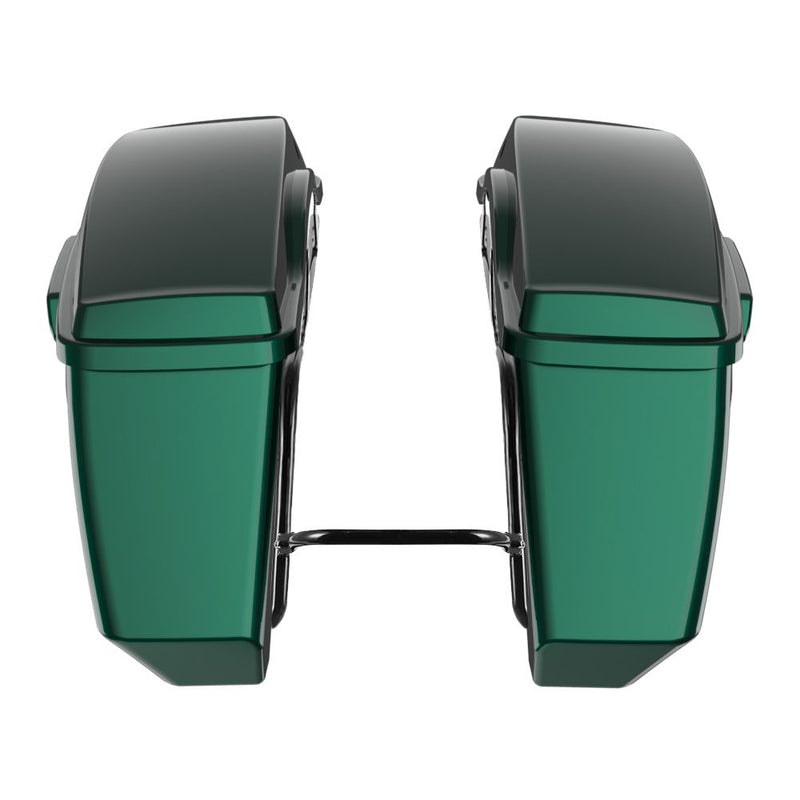 Advanblack Color Matched Holeshot 1.0 Performance Saddlebag Kit For M8 Low Rider S/ ST, Street Bob, Sport Glide,Softail Standard, Heritage Classic