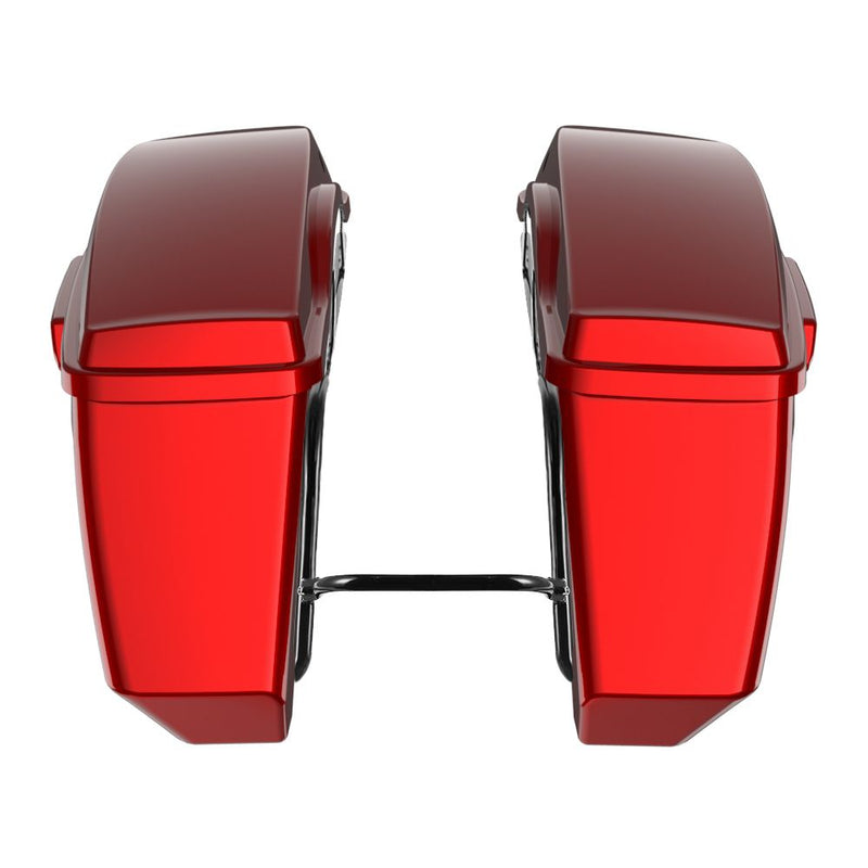 Advanblack Color Matched Holeshot 1.0 Performance Saddlebag Kit For M8 Low Rider S/ ST, Street Bob, Sport Glide,Softail Standard, Heritage Classic