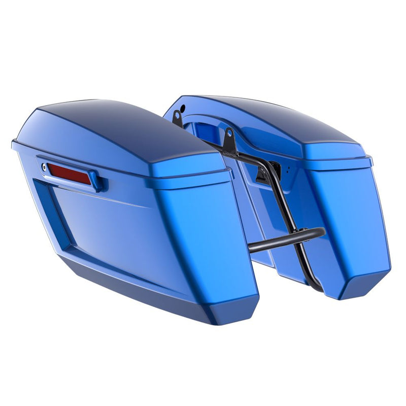 Advanblack Color Matched Holeshot 1.0 Performance Saddlebag Kit For M8 Low Rider S/ ST, Street Bob, Sport Glide,Softail Standard, Heritage Classic