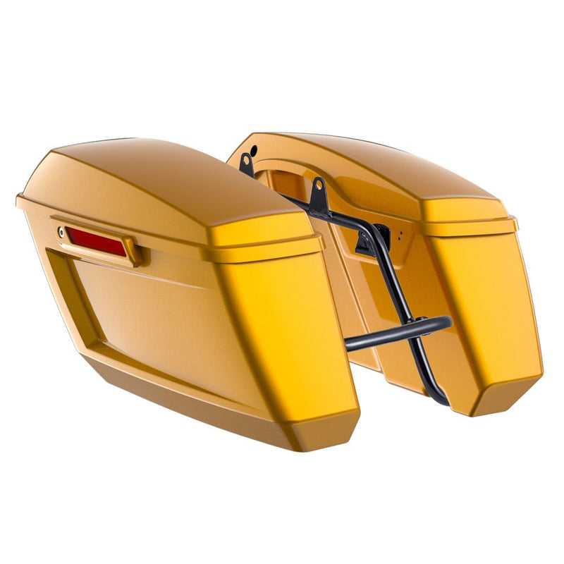 Advanblack Color Matched Holeshot 1.0 Performance Saddlebag Kit For M8 Low Rider S/ ST, Street Bob, Sport Glide,Softail Standard, Heritage Classic