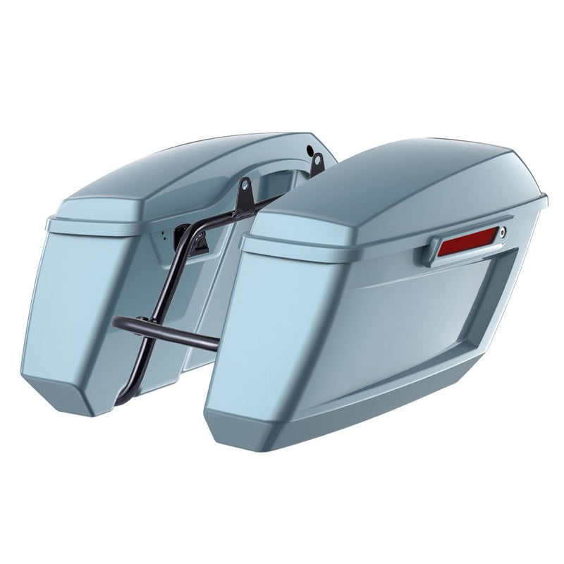 Advanblack Color Matched Holeshot 1.0 Performance Saddlebag Kit For M8 Low Rider S/ ST, Street Bob, Sport Glide,Softail Standard, Heritage Classic