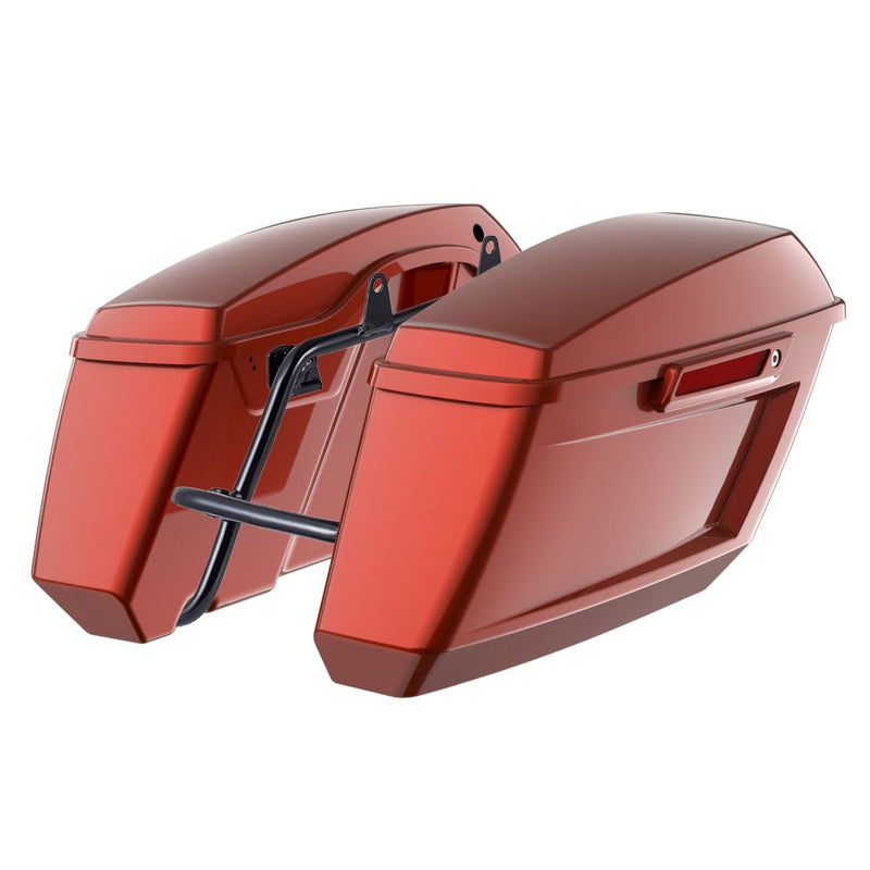 Advanblack Color Matched Holeshot 1.0 Performance Saddlebag Kit For M8 Low Rider S/ ST, Street Bob, Sport Glide,Softail Standard, Heritage Classic