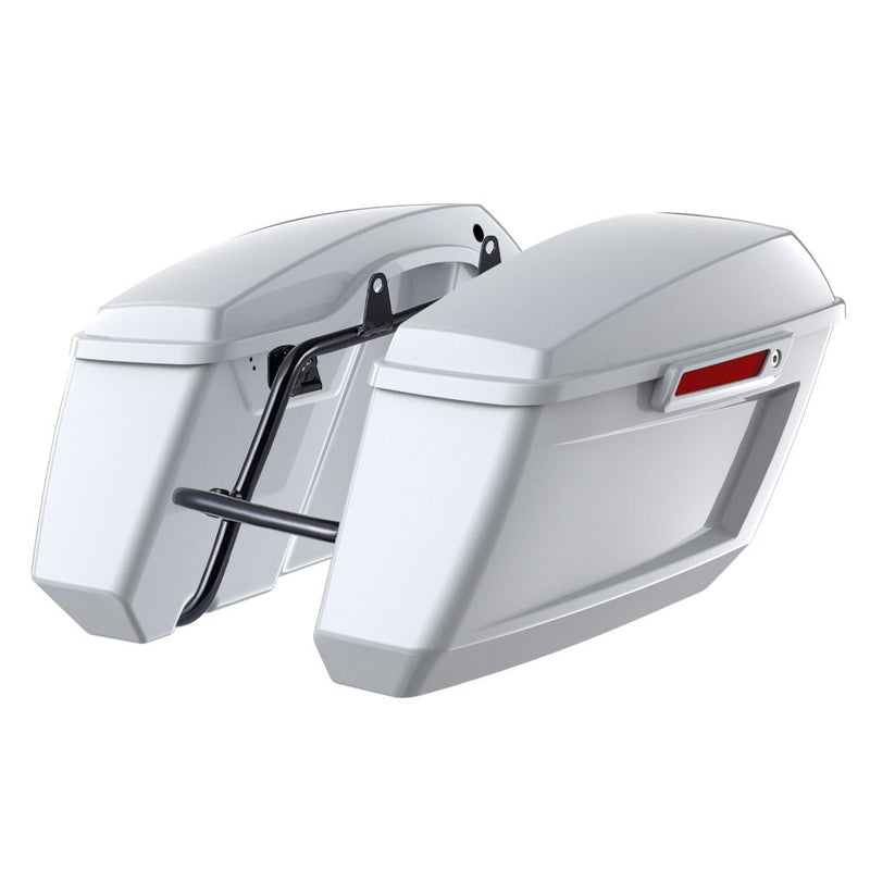 Advanblack Color Matched Holeshot 1.0 Performance Saddlebag Kit For M8 Low Rider S/ ST, Street Bob, Sport Glide,Softail Standard, Heritage Classic