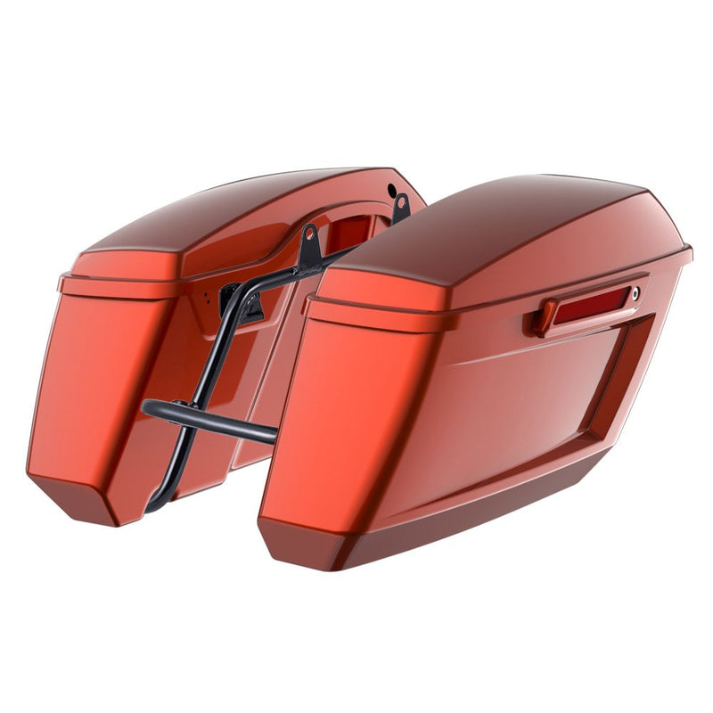 Advanblack Color Matched Holeshot 1.0 Performance Saddlebag Kit For M8 Low Rider S/ ST, Street Bob, Sport Glide,Softail Standard, Heritage Classic