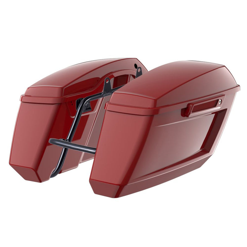 Advanblack Color Matched Holeshot 1.0 Performance Saddlebag Kit For M8 Low Rider S/ ST, Street Bob, Sport Glide,Softail Standard, Heritage Classic