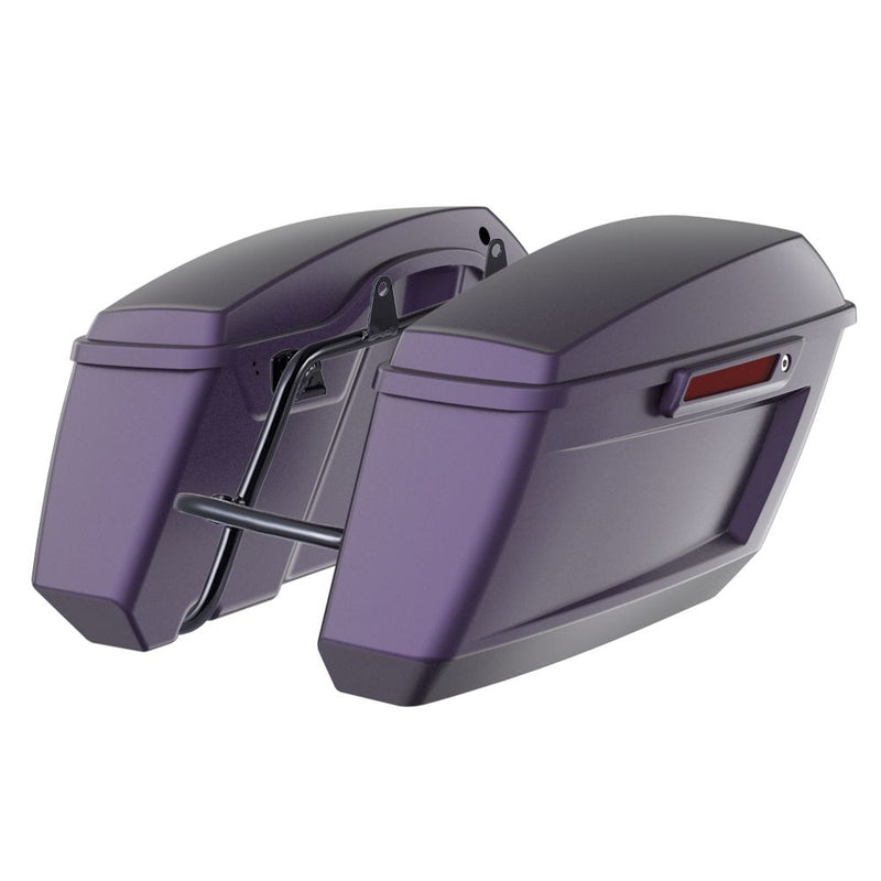 Advanblack Color Matched Holeshot 1.0 Performance Saddlebag Kit For M8 Low Rider S/ ST, Street Bob, Sport Glide,Softail Standard, Heritage Classic