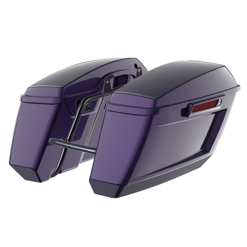 Advanblack Color Matched Holeshot 1.0 Performance Saddlebag Kit For M8 Low Rider S/ ST, Street Bob, Sport Glide,Softail Standard, Heritage Classic